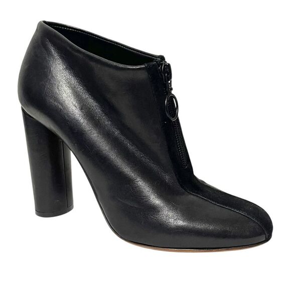 DAMIR DOMA Black Leather Booties 37 - Picture 1 of 11